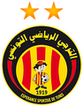 شعار نادي الترجي بالإضافة إلى النجمتين، نجمة عن كل 10 بطولات