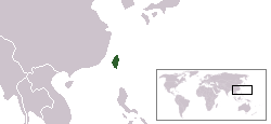 台湾の位置