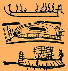 Нижний корабль — микенский, Асина, Аттика, XII в. до н. э.