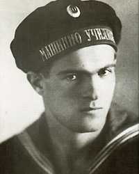 Vaptsarov during his time in the Varna Naval Machinery School