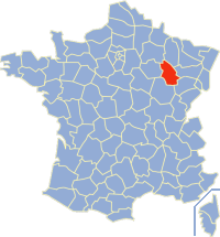 Poziția regiunii Haute-Marne