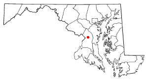 Location of Largo, Maryland