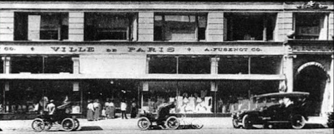 Ville de Paris department store in the Homer Laughlin Building, c. 1905