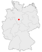 Hildesheims Lage in Deutschland