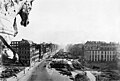 Ruined Pariser Platz in 1950, gutted Hotel Adlon on the right