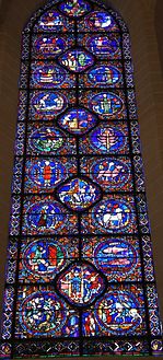 Cathédrale de Chartres. Vitrail sud.
