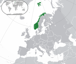 Norvéggia - Localizzazione