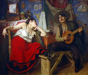 1910 yılında José Malhoa'nın ünlü eserinde tasvirlenen Fado Portekiz'in geleneksel müziğidir.