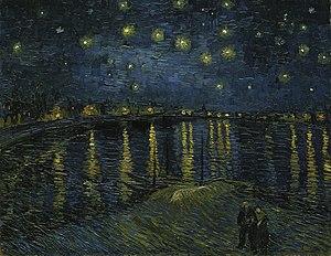 Vincent van Gogh - Note isteddada subra de su Ròdanu (1888)