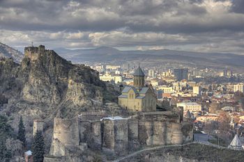 Narikala fortress, Tbilisi, Georgia.jpg