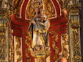 Statue of Our Lady of the Pillar, part of the main altarpiece of the Basílica Nuestra Señora del Pilar in Buenos Aires (1732)