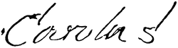 Karl XII av Sveriges signatur