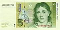 5 Deutsche Mark, Obverse