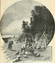 1892 год: Русские рыбаки на Байкале
