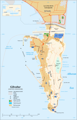 直布罗陀地图