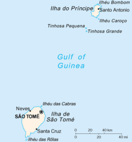 São Tomé e Príncipe - Mappa