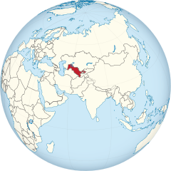 Położenie Uzbekistanu