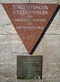 Memorial to homosexual victims of Nazi persecution