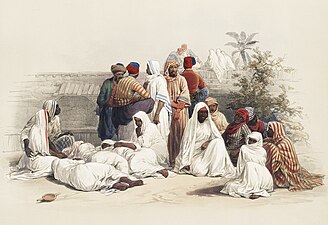 239. A group in the Slave Market of Cairo.