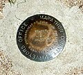 Close up of the incorrectly placed marker in Marathon County, Wisconsin, United States