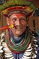 Shaman of the Cofán people from the Amazon rainforest in present-day Ecuador