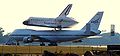 Image 21A U.S. Space Shuttle mounted on a modified Boeing 747 (from Wide-body aircraft)
