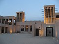Image 20Sheikh Maktoum house courtyard featuring the common architecture of wind-catchers called Barjeel. (from Culture of the United Arab Emirates)