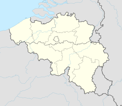 Mapa konturowa Belgii
