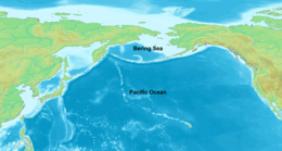 Beringo jūros žemėlapis