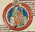 Eadwig in a 14th-century miniature