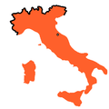 1870年のイタリア。 イタリア王国は普墺戦争（第三次イタリア独立戦争）に参戦して、ヴェネトを獲得。普仏戦争でフランス第二帝政が瓦解したことにより、ローマを含む教皇国家の領土を占領した。