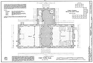 floor plan, first floor