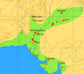 Image 18Extent and major sites of the Indus Valley civilization of ancient India (from History of cities)