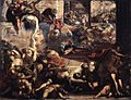 „Kūdikių žudynės Betliejuje“ (1583-87, Scuola Grande di San Rocco, Venecija)
