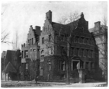 Justice Brown's residence around 1895