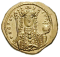 Byzantine coin depicting Theodora