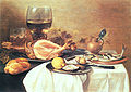 Пітер Клас. «Розкішний сніданок», 1645 р.