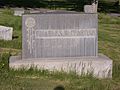 Grave marker of Penrose.