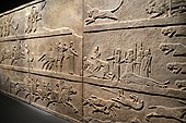 Portion of the Lion Hunt of Ashurbanipal, 7th century BC