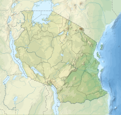 بريسيجن إير الرحلة 494 على خريطة تنزانيا