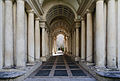 Architectural trompe-l'œil in the Palazzo Spada, Rome, by Francesco Borromini
