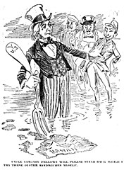 Карикатура 1897 про анексію Гаваїв[en]