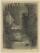 Émile Vernier and Alphonse de Neuville - Poster for Ambroise Thomas' Hamlet - Original.jpg