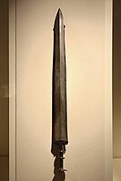 An Eastern-Zhou bronze sword excavated from Changsa, Hunan Province