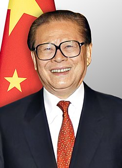 Jiang Zemin vuonna 2002.