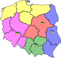 Консульські округи України в Польщі