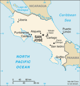 Costa Rica/Costarica - Mappa