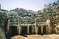Tempio megalitico a Ġgantija, Malta.