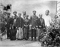 Image 47Javanese immigrants brought as contract workers from the Dutch East Indies. Picture was taken between 1880 and 1900. (from Suriname)