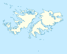 Battle of Wireless Ridge is located in Falkland Islands